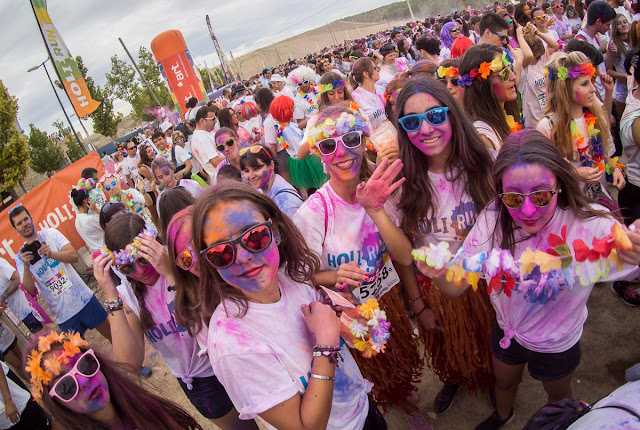 Holi Run Zaragoza 2015 Puerto venecia holirun