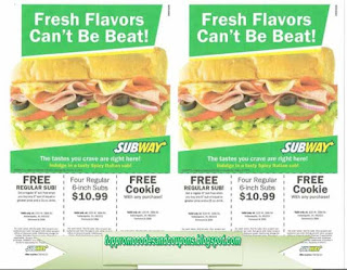Free Promo Codes and Coupons 2023: Subway Coupons
