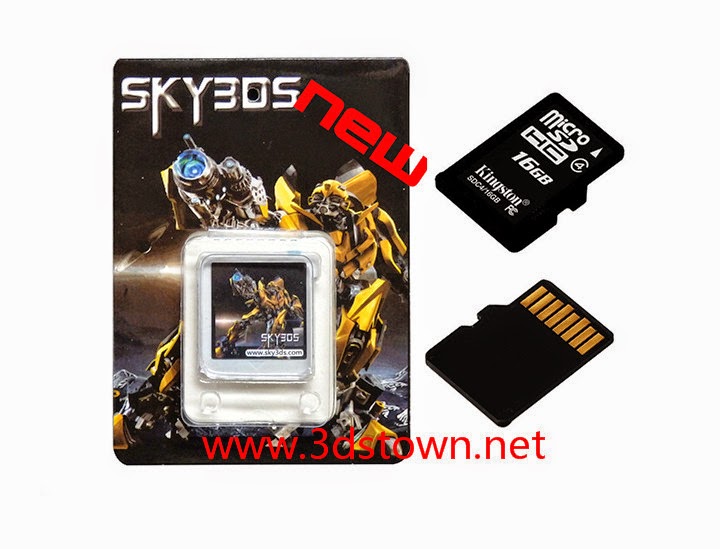 SKY3DS+16GB Kingston Micro SD