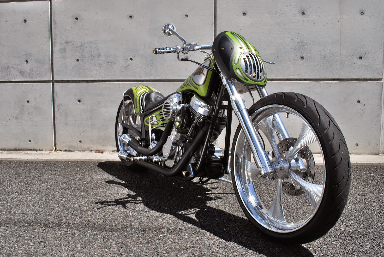 custom chopper front ends