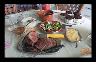 PANELA DE PRESSÃO; RECEITA DE CARNE RECHEADA; ALMOÇO; CORTE DE CARNE