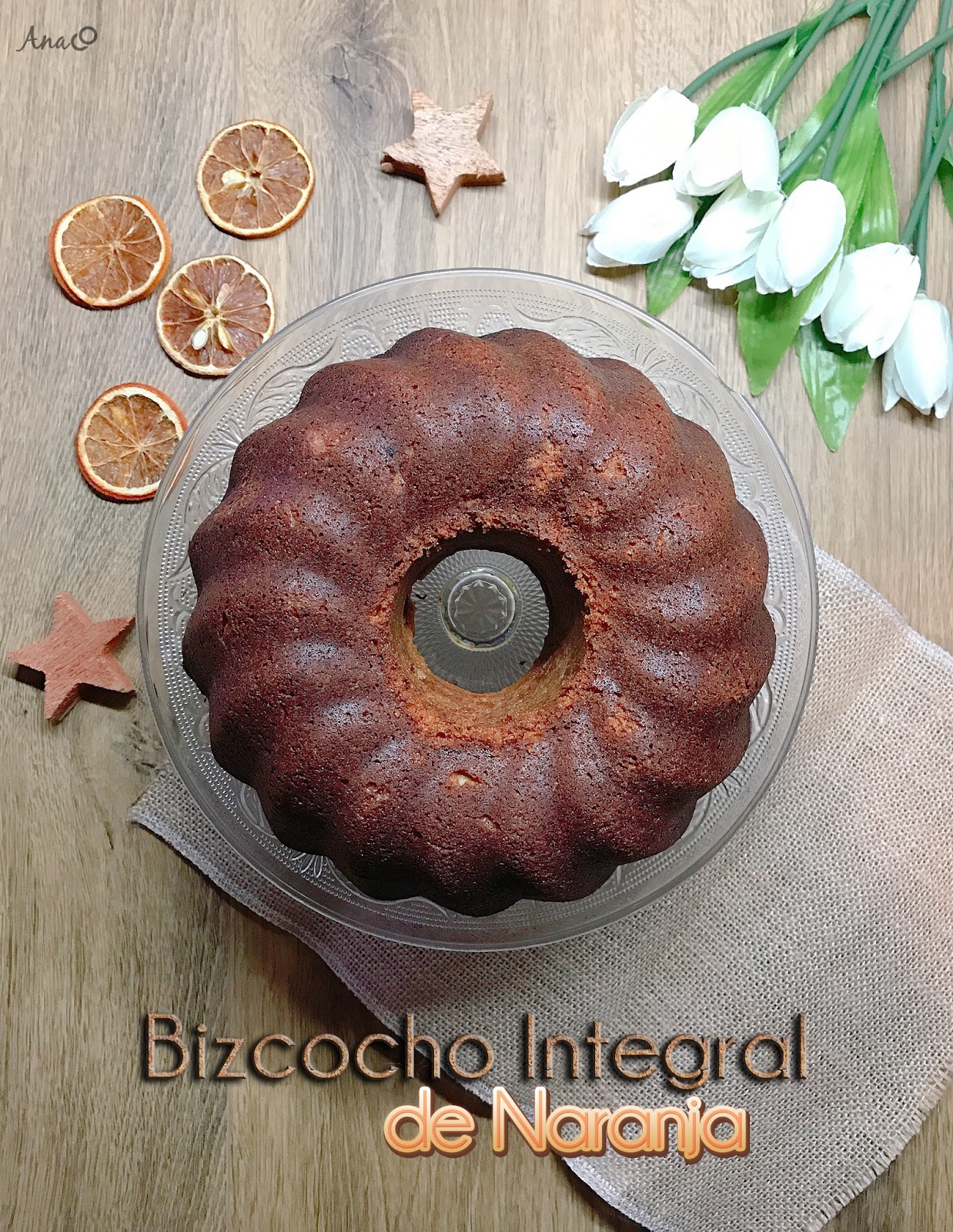 Bizcocho Integral de Naranja