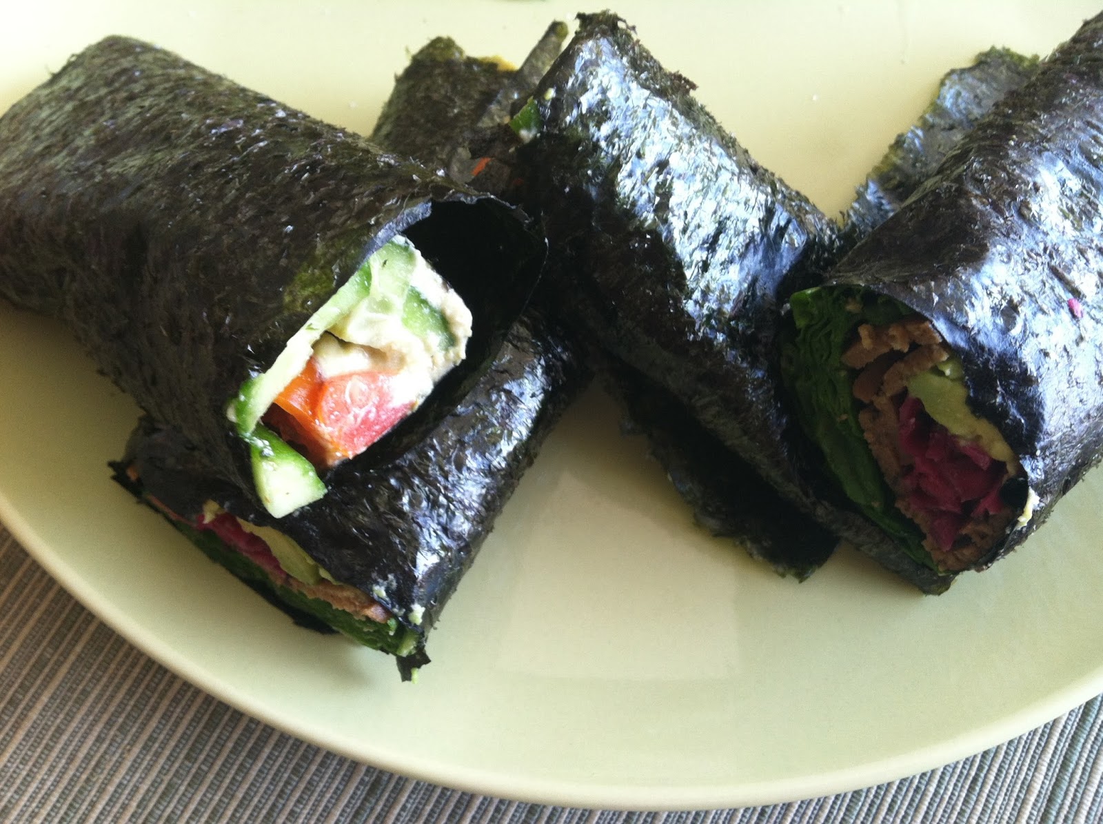 veegmama What's For Lunch Nori Wraps