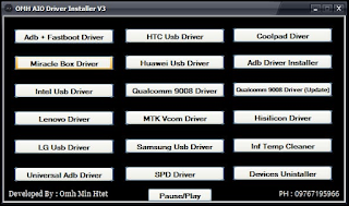 OMH Aio Driver Installer V3 USB drivers | Download all mobiles usb Drivers
