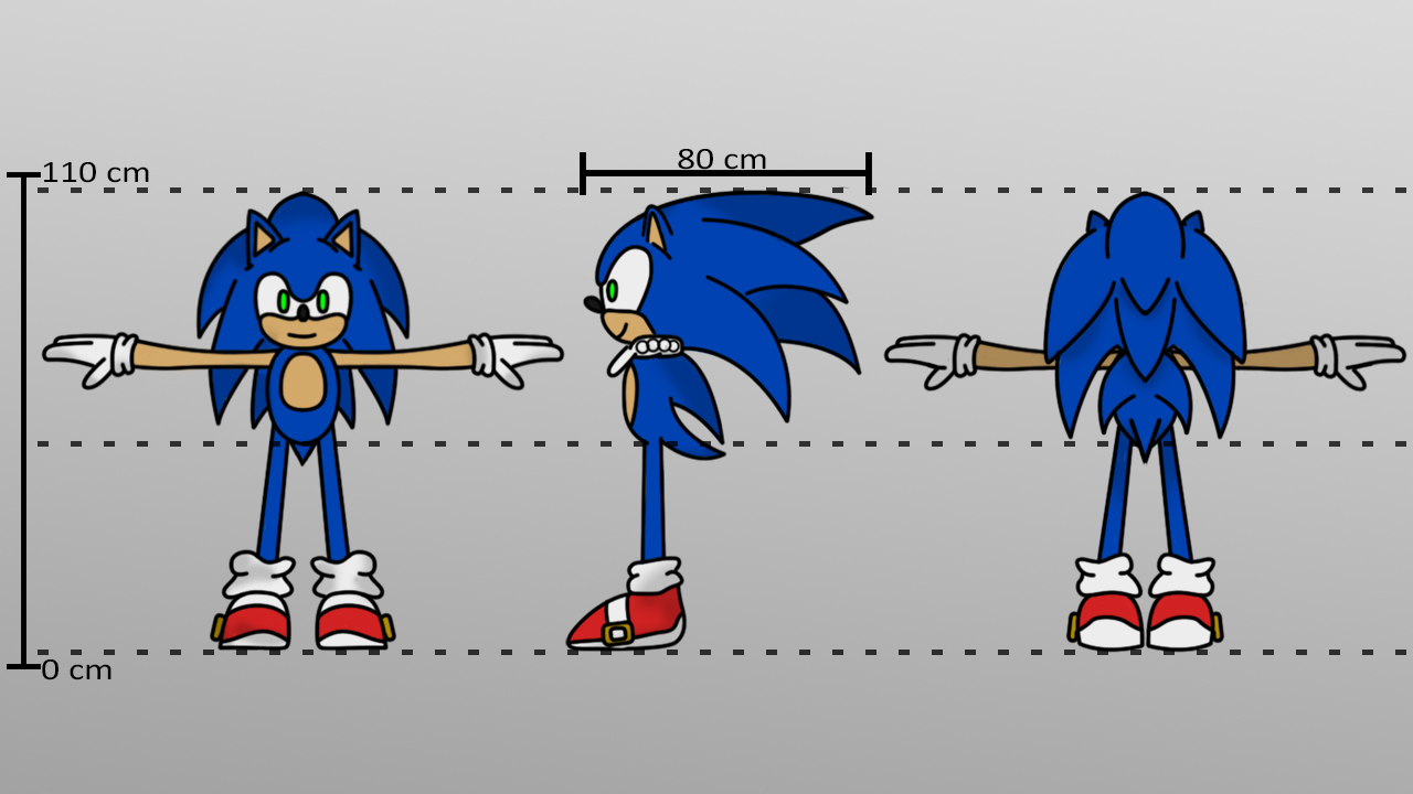 Mathieu Jodoin Personnage Toon Model Sheet Sonic,Sonic The Hedgehog Model S...