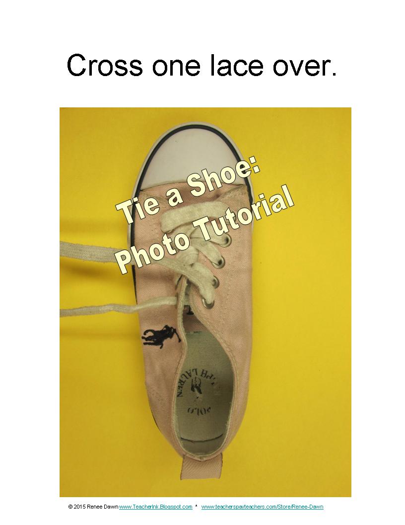 step by step how to tie a shoe