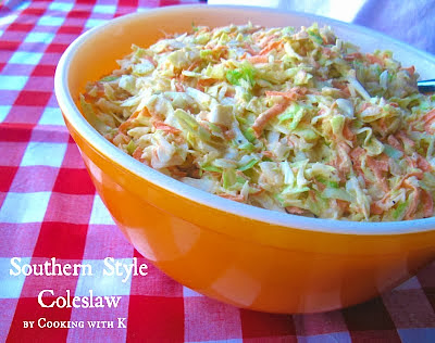 SOUTHERN STYLE COLESLAW by Cooking with K - (Weekend Potluck 435)