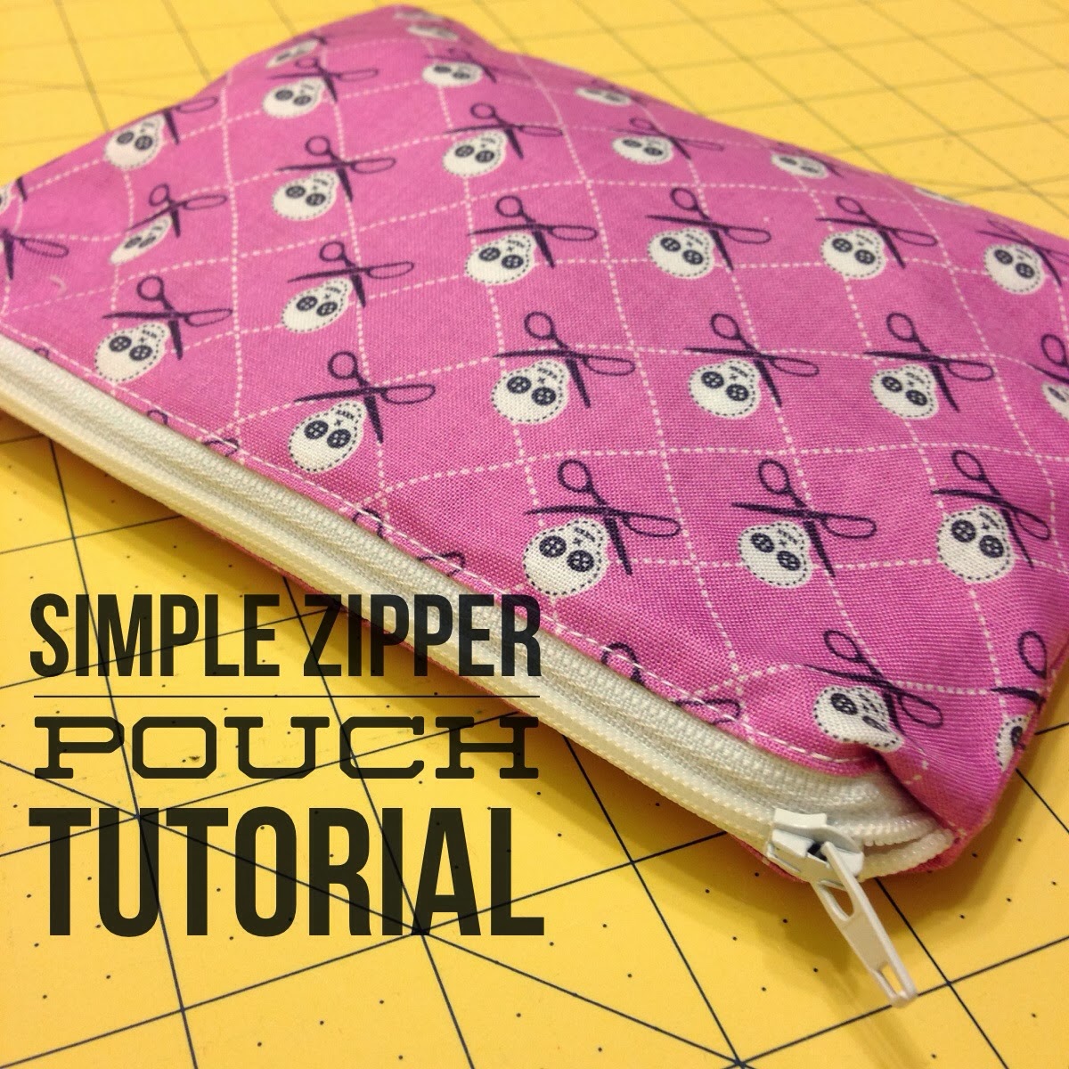 Simple Zipper Pouch Tutorial | Quilting in the Rain