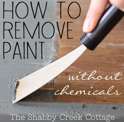 Remove Paint From Furniture Without, How Do You Strip Chalk Paint Off Furniture