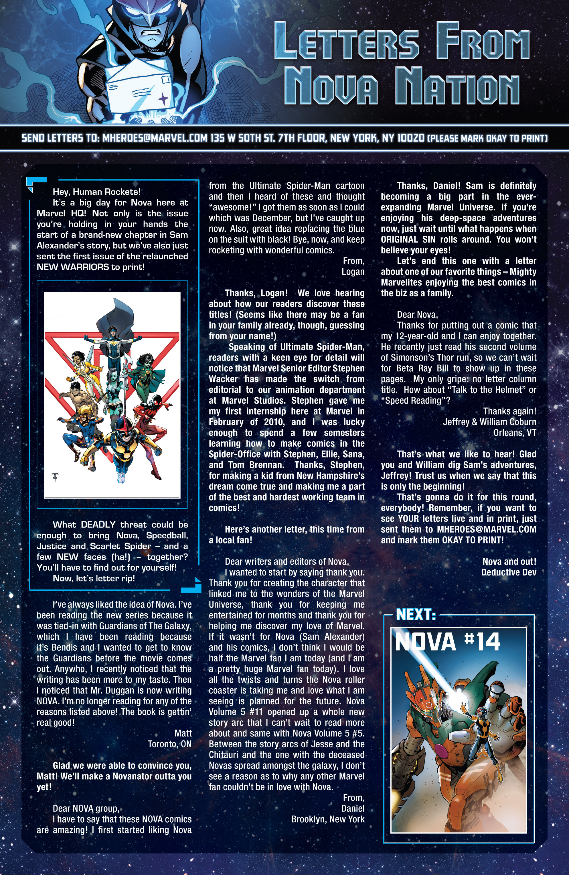 Read online Nova (2013) comic -  Issue #13 - 24