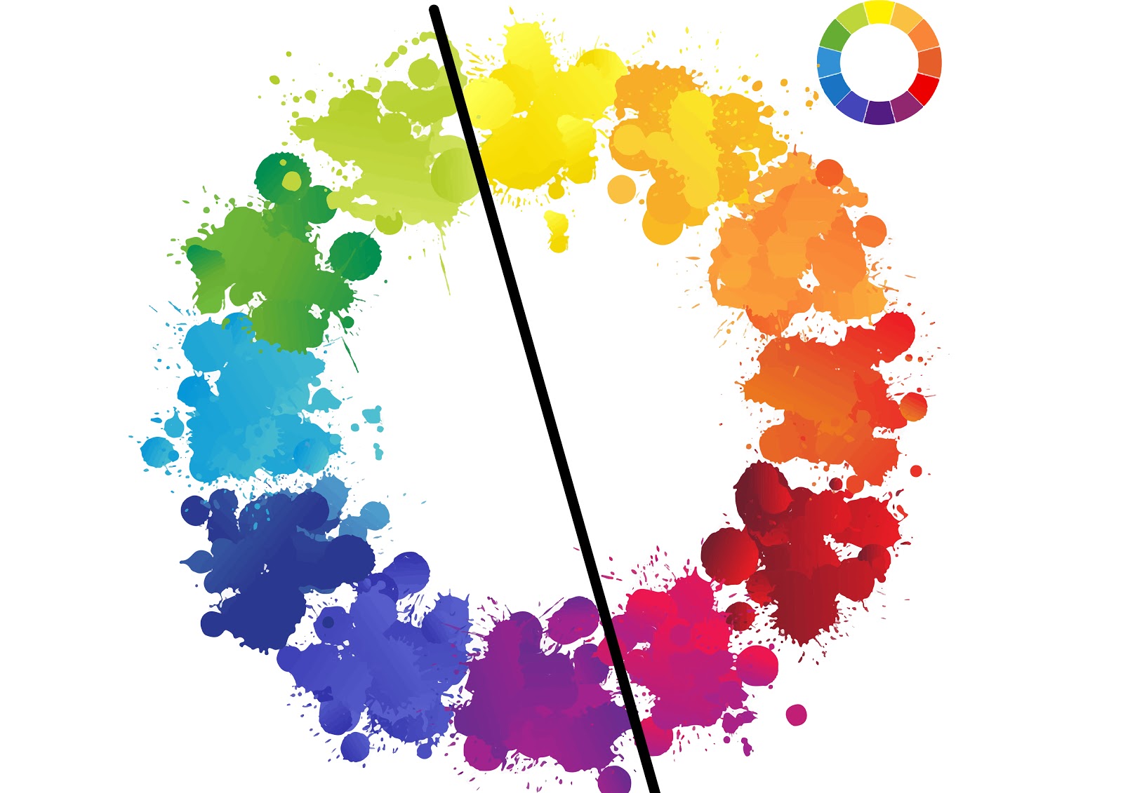 صور و رسومات تلوين لتوظيف الألوان الحارة والباردة