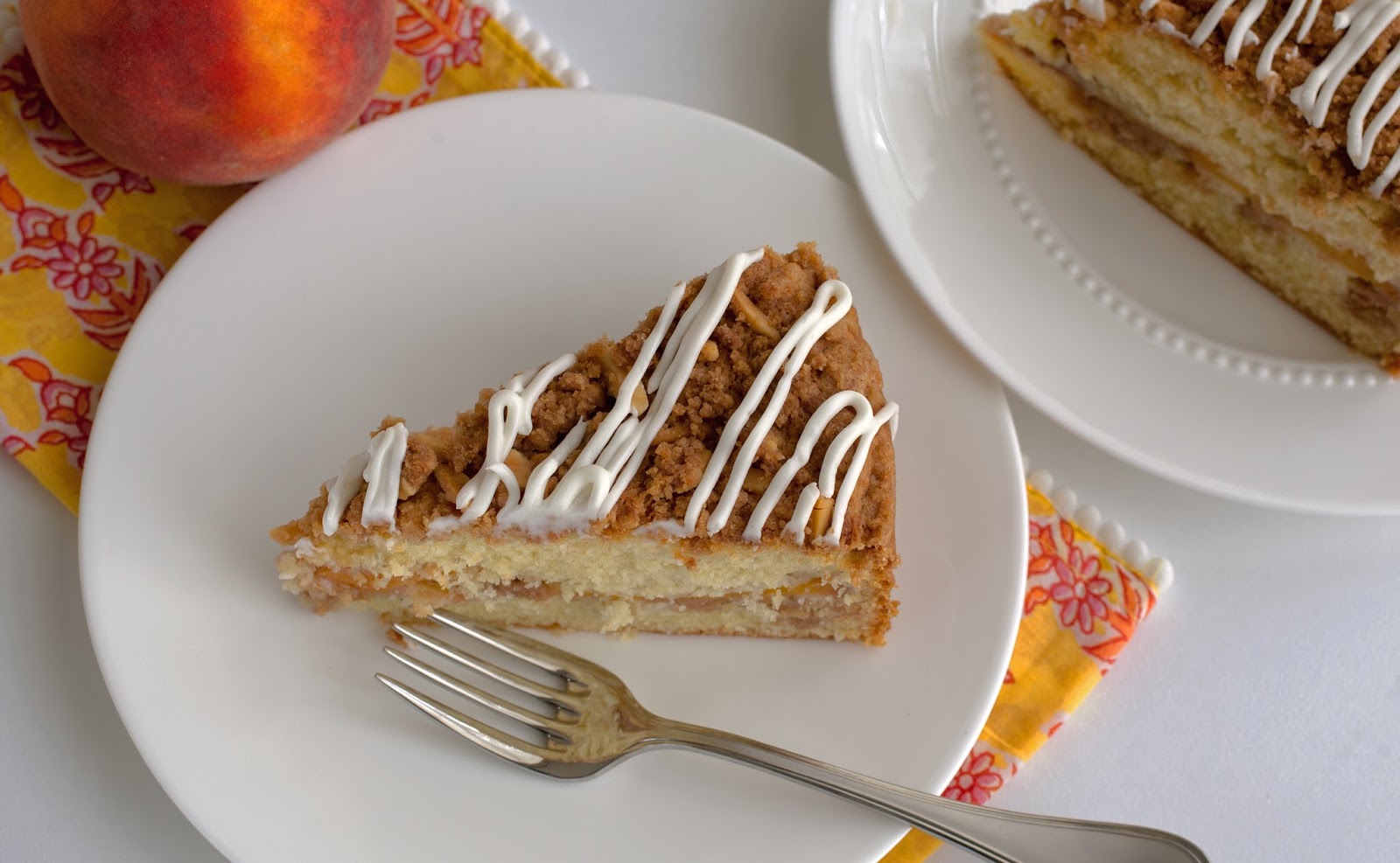Tish Boyle Sweet Dreams Buttermilk Peach Coffee Cake