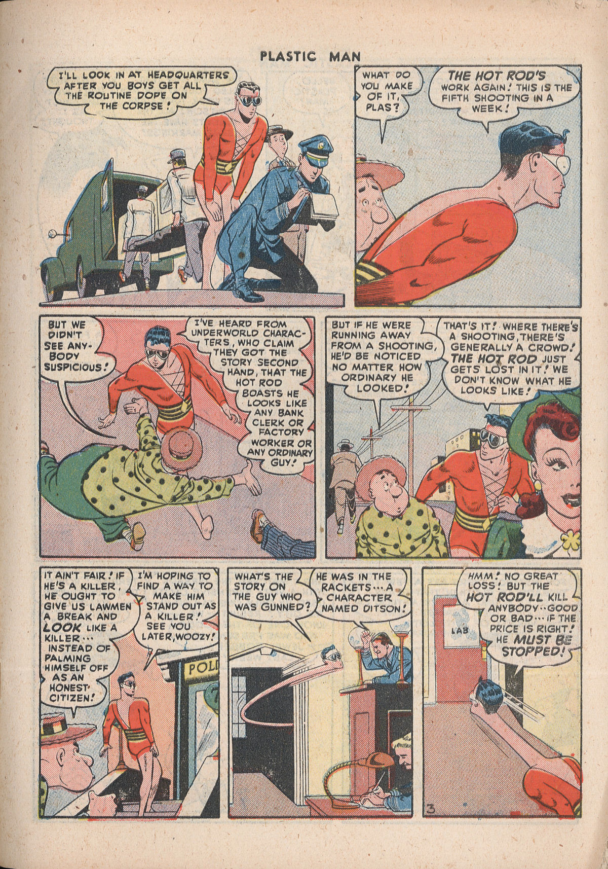 Read online Plastic Man (1943) comic -  Issue #8 - 5