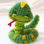 PATRON GRATIS SERPIENTE AMIGURUMI 20830