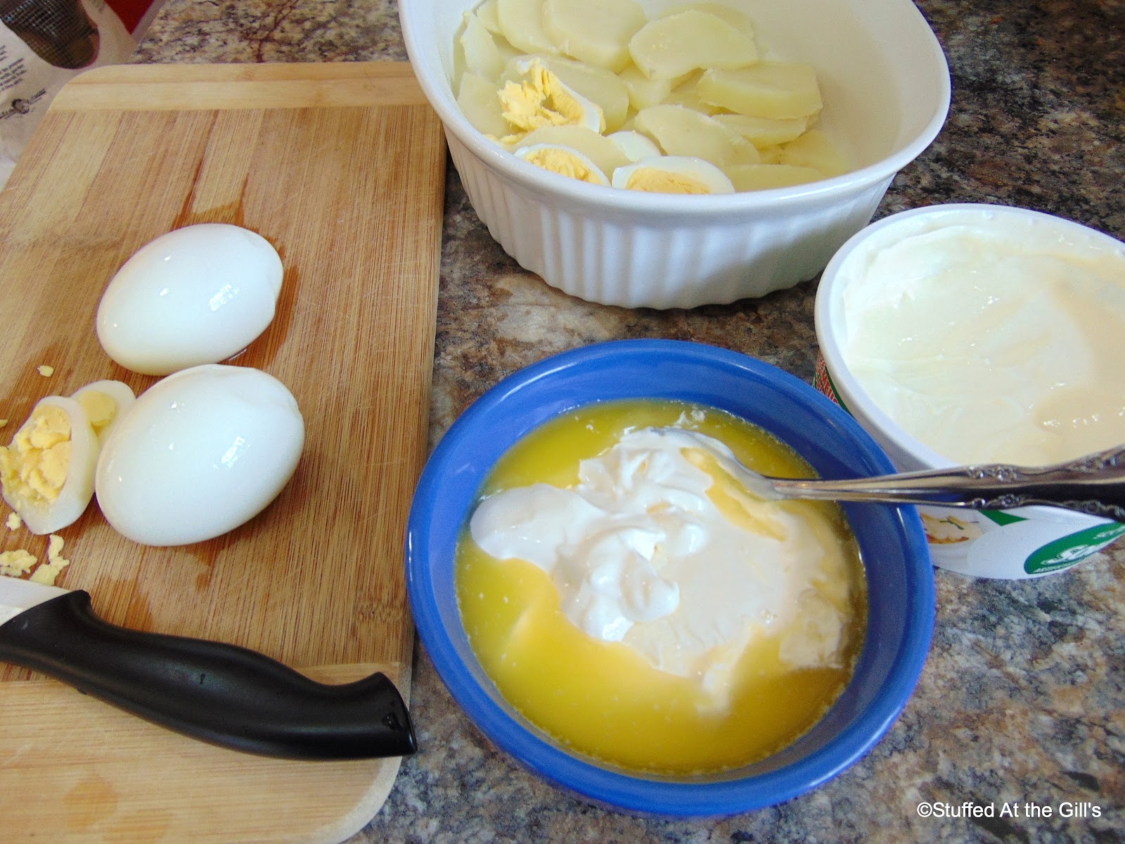 Eggs & Potatoes with Sour Cream