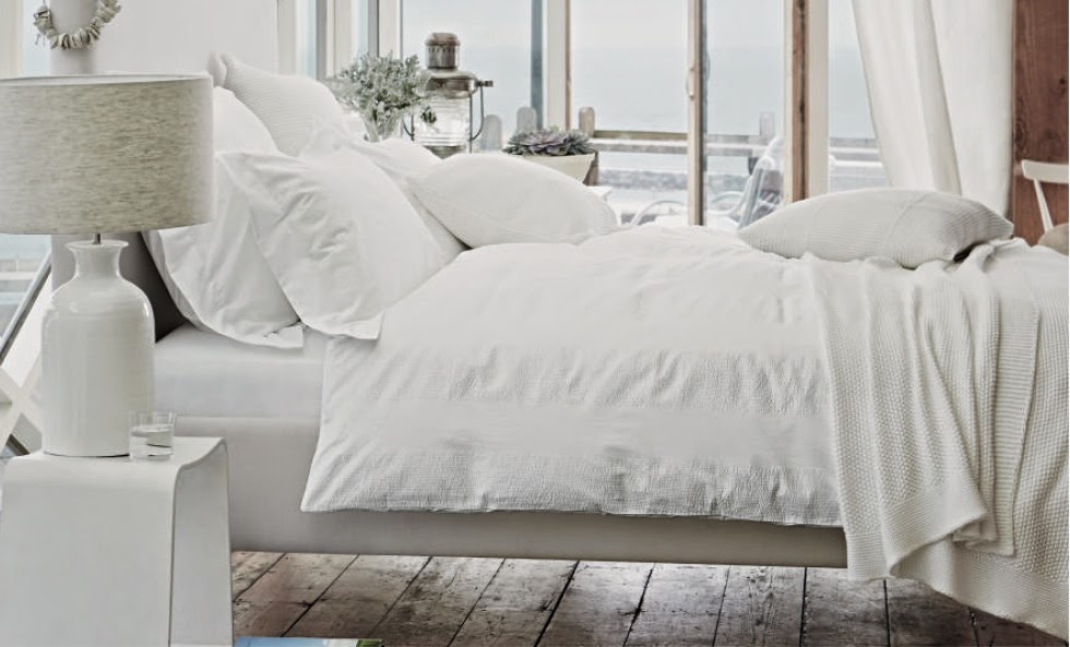 ALL WHITE BEDDING Emma Louise Layla
