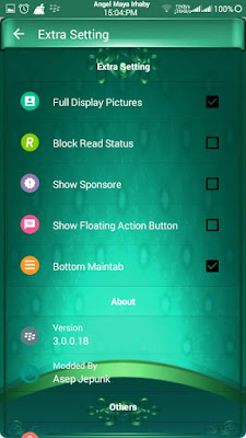 BBM Mod Blue Green Toska Angelic V3.0.0.18 Apk Kumpulan LengapBBM Mod Versi 3.0.0.18 Apk Terbaru