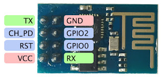 esp-01 pin connections
