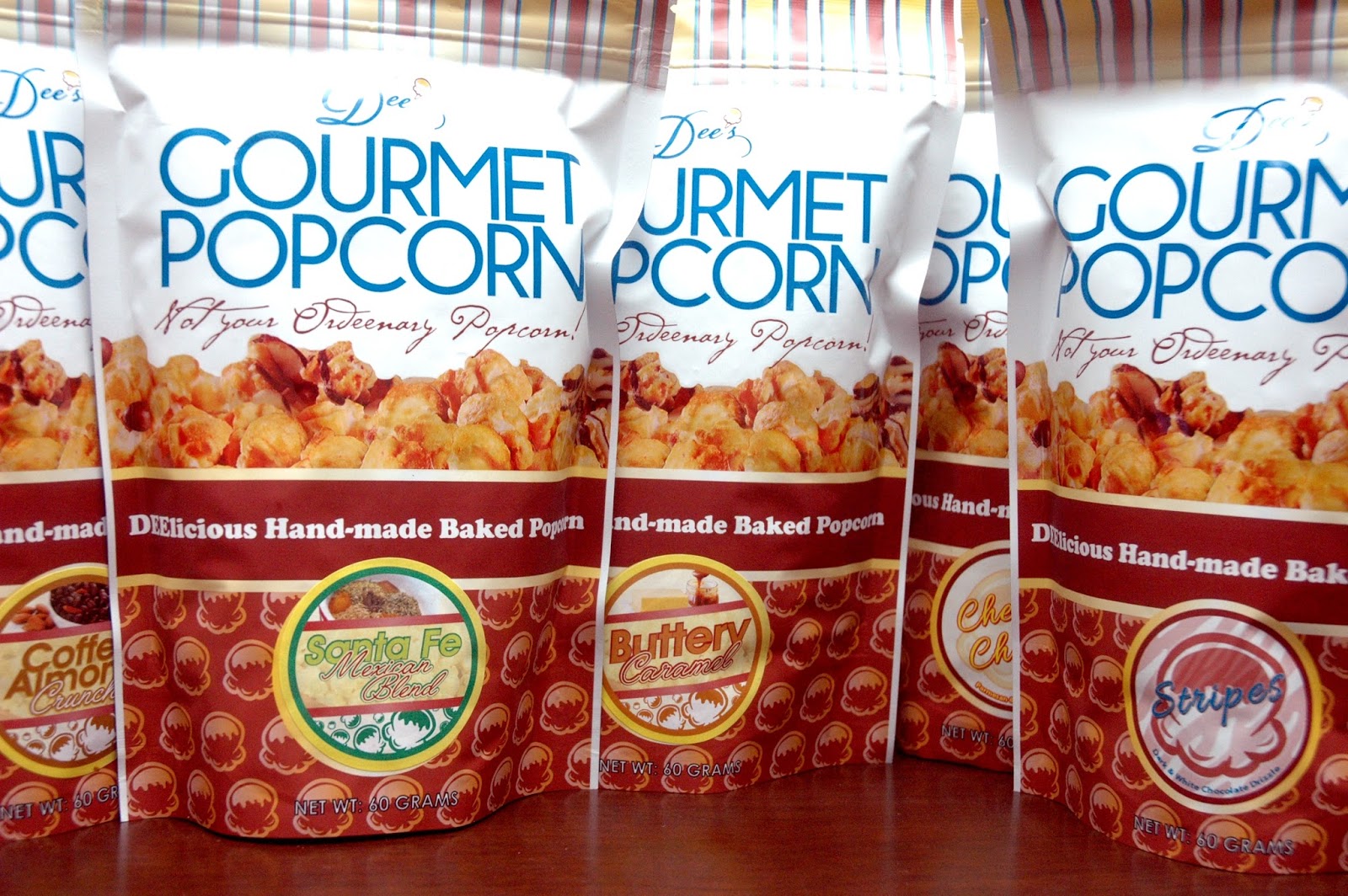 DUDE FOR FOOD Dee's Gourmet Popcorn Not Your Usual Popcorn.