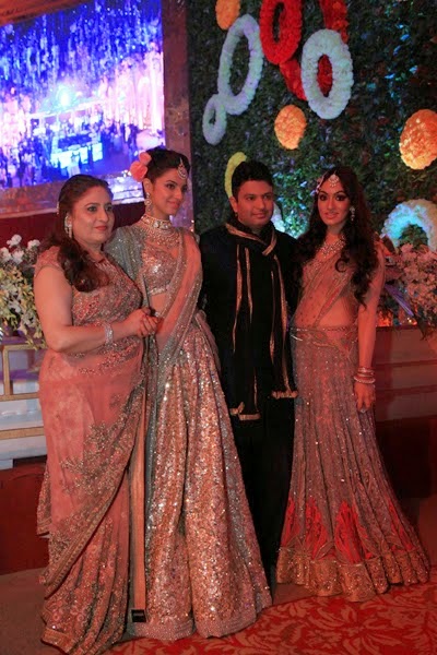 Divya Khosla Kumar Stills at Tulsi Kumar and Hitesh Rahlan's Wedding ...