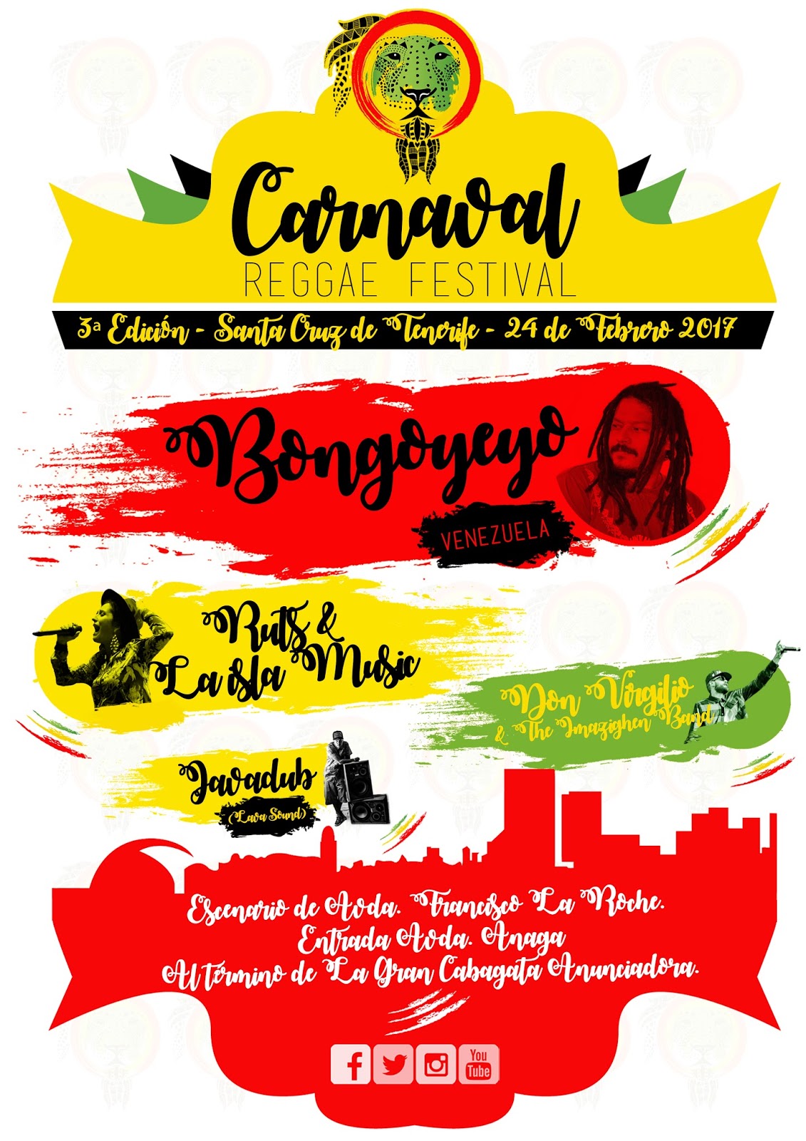ROOTS REALITY CULTURE VUELVE EL REGGAE AL CARNAVAL DE SANTA CRUZ 3º
