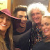 2014-07-05 Candid: Adam Lambert + Queen After Party in Dressing Room-Las Vegas, Nevada