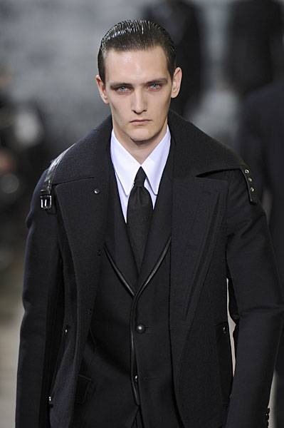 A Long Hard Stare.: Male model Yannick Abrath.
