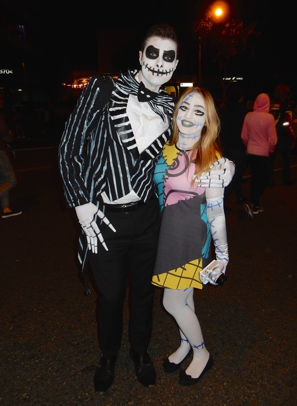 West Hollywood Halloween Nightmare Before Christmas costumes