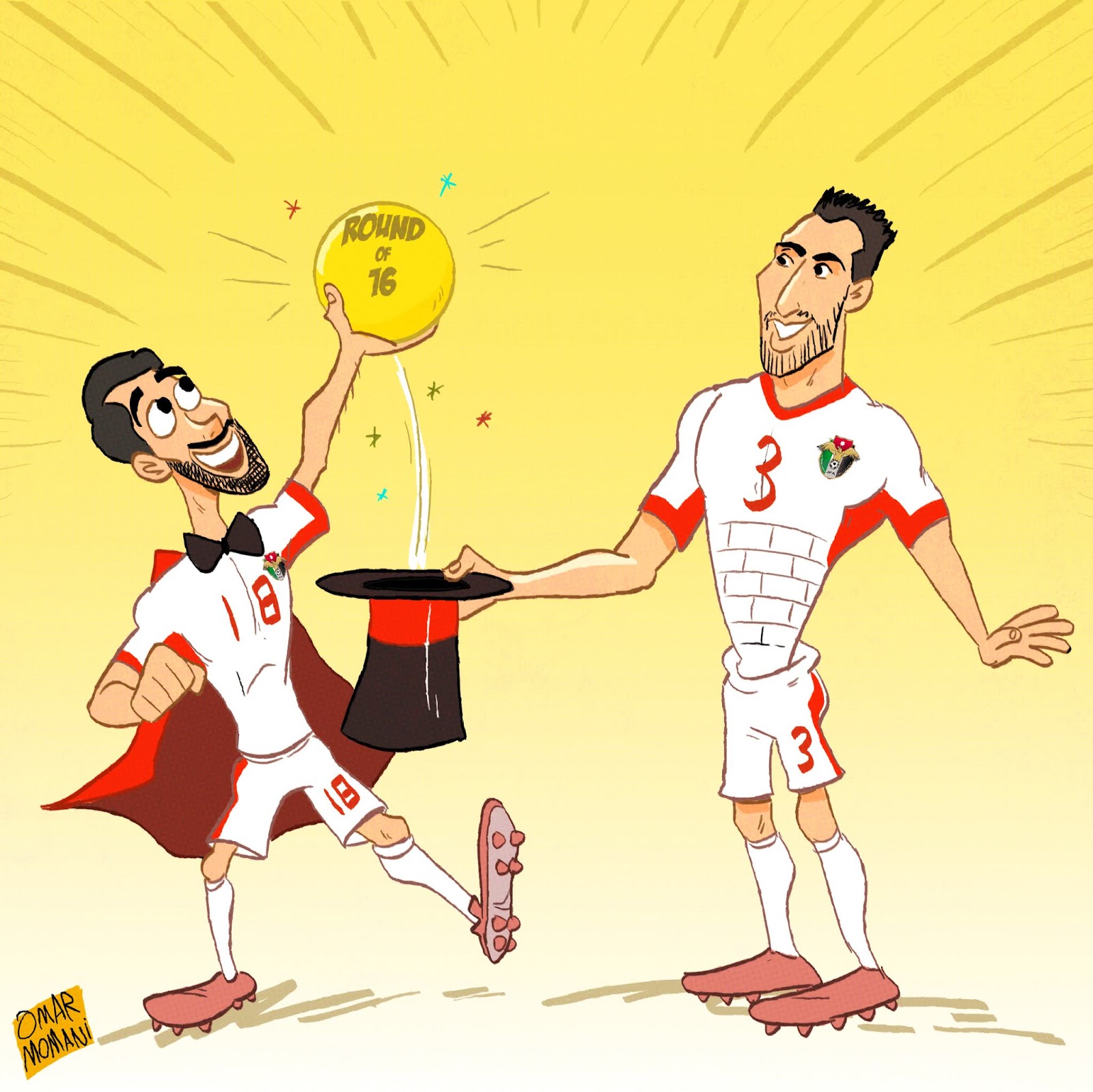 Omar Momani cartoons: Musa Al-Taamari Omar Momani cartoons: Musa Al-Taamari