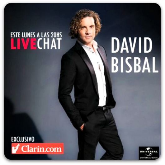 David Bisbal Live Chat en Noctambulos Clarin Argentina 11/03/13