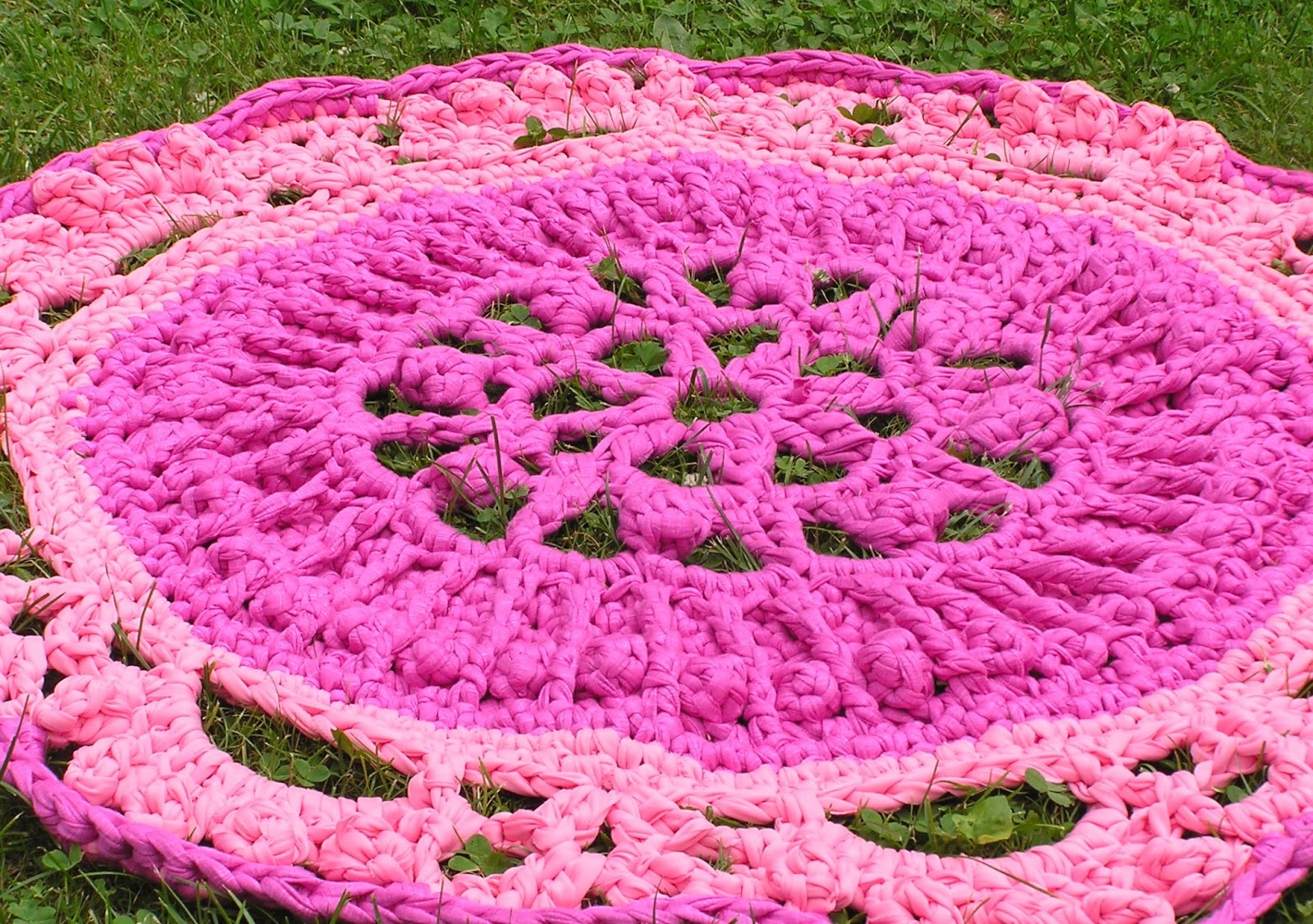 Crochet Olya's Adorables Handmade Crochet Area Rug