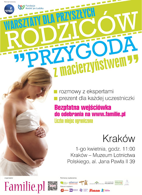 Bezpłatne warsztaty dla przyszłych rodziców w Krakowie - Już 1-go kwietnia!