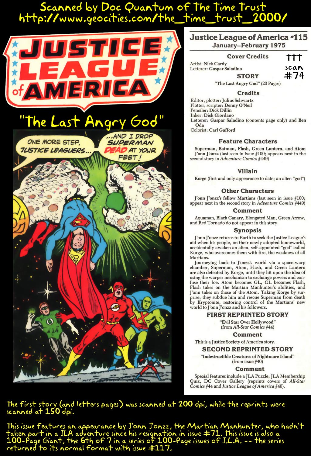Justice League of America (1960) 115 Page 1