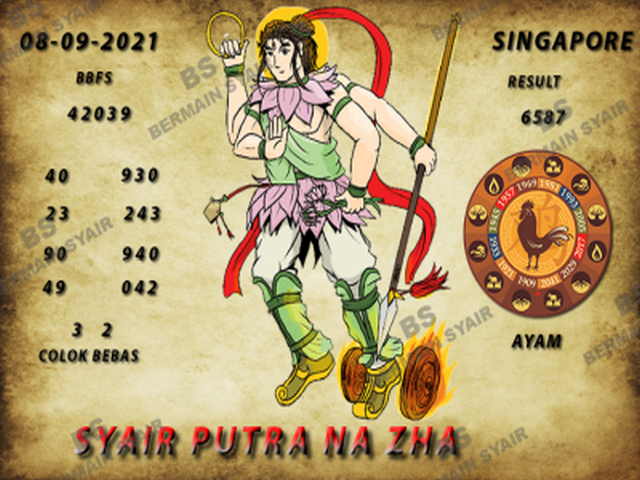 Prediksi Syair SGP Jitu Kamis 26 Agustus 2021 SYAIRDEWA