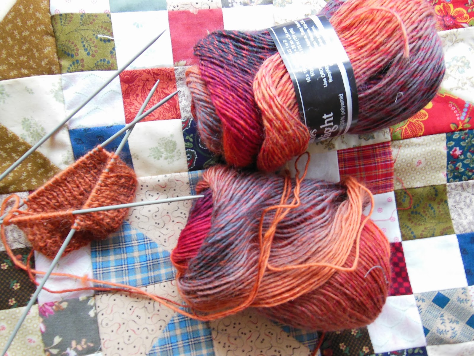 quiltlia Breien en restjes.