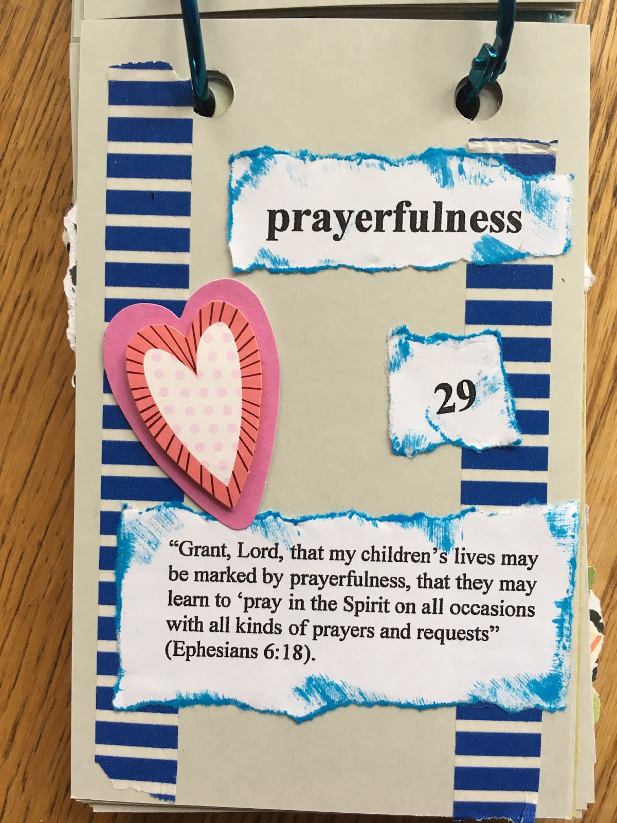Vintage Grace Prayers for my Children Flip Chart