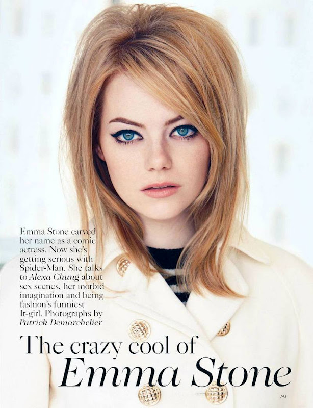 Smartologie: Emma Stone for Vogue UK August 2012