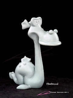 "Fleetwood" - Designer toy character maquette by © Pierre Rouzier