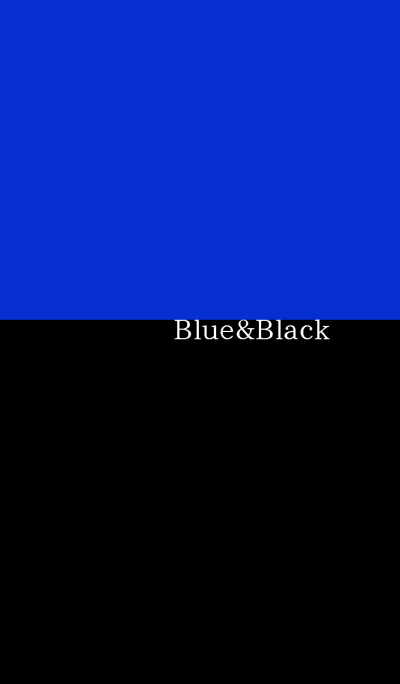 Blue&Black pattern