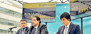 Ministro Andrés Rebolledo anuncia que a partir de este mes de octubre se inicia la aplicación de las nuevas tarifas eléctricas para los hogares del país, por efecto de la implementación de la Ley de Equidad Tarifaria.