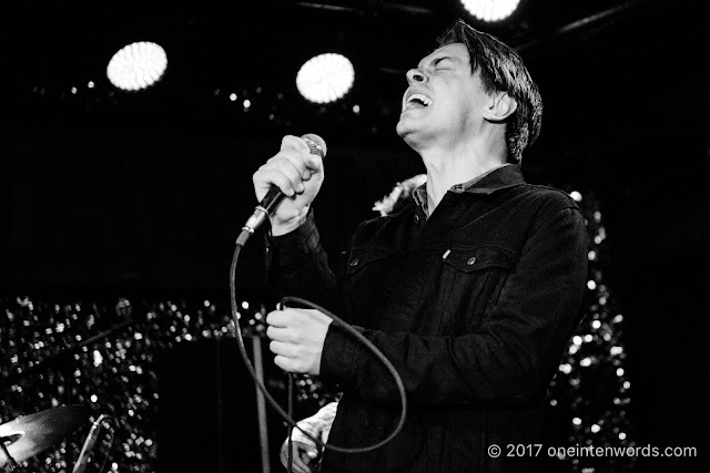 Peter Dreimanis of July Talk at The Horseshoe Tavern 70th Anniversary Party at The Legendary Horseshoe Tavern on December 5, 2017 Photo by John at One In Ten Words oneintenwords.com toronto indie alternative live music blog concert photography pictures photos