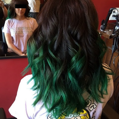 Turquoise Ombre Hair