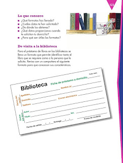 Apoyo Primaria Español 4to Bloque IV lección 12 Explorar y llenar formularios
