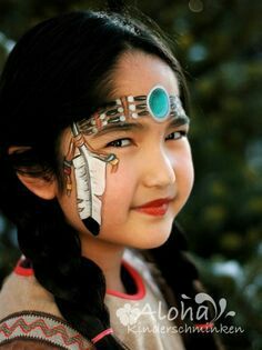 Indian Girl. Are you looking for a last-minute simple Halloween makeup for kids - boys and girls? We've got plenty of easy, cute, and adorably scary Halloween face painting ideas for you! Read on to know more!