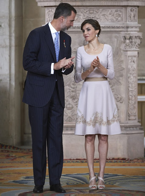 Spanish Royals deliver 'Order of the Civil Merit' awards. King Felipe VI of Spain and Queen Letizia
