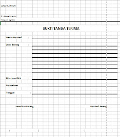 Contoh Surat Kantor Form Tanda Terima