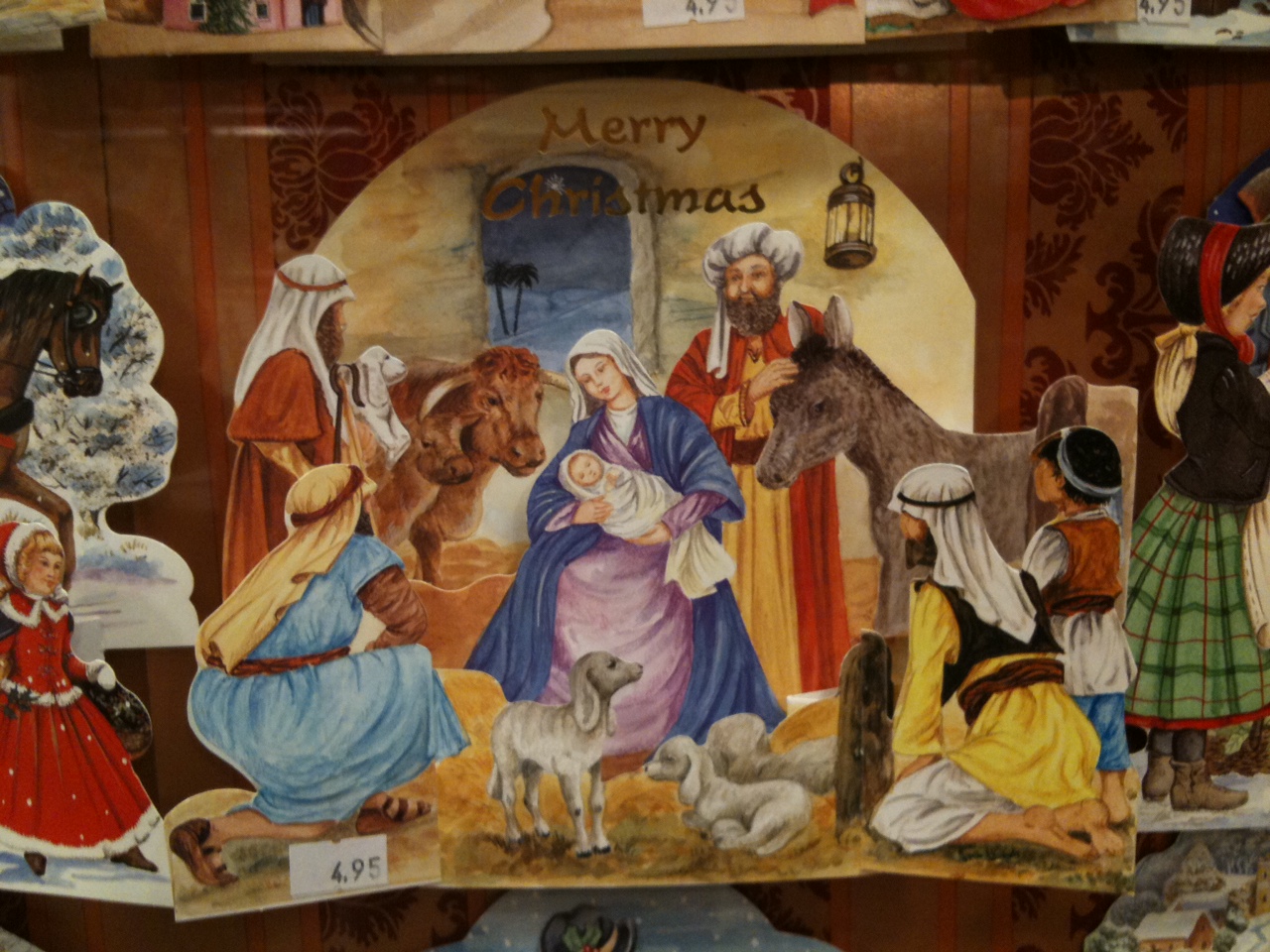 He Died For My Grins: From My Own Backyard: Nativity Scene Pop-Up Cards