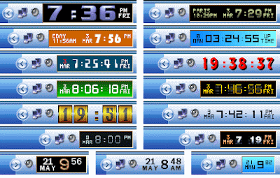 various desktop clock designs