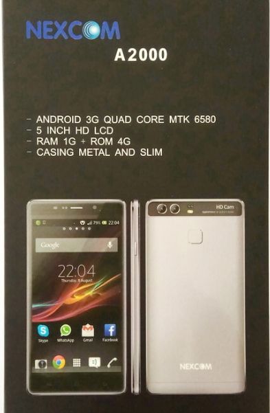 Ponsel Nexcom A2000 Android Murah 5 Inch Harga Dan Spesifikasi