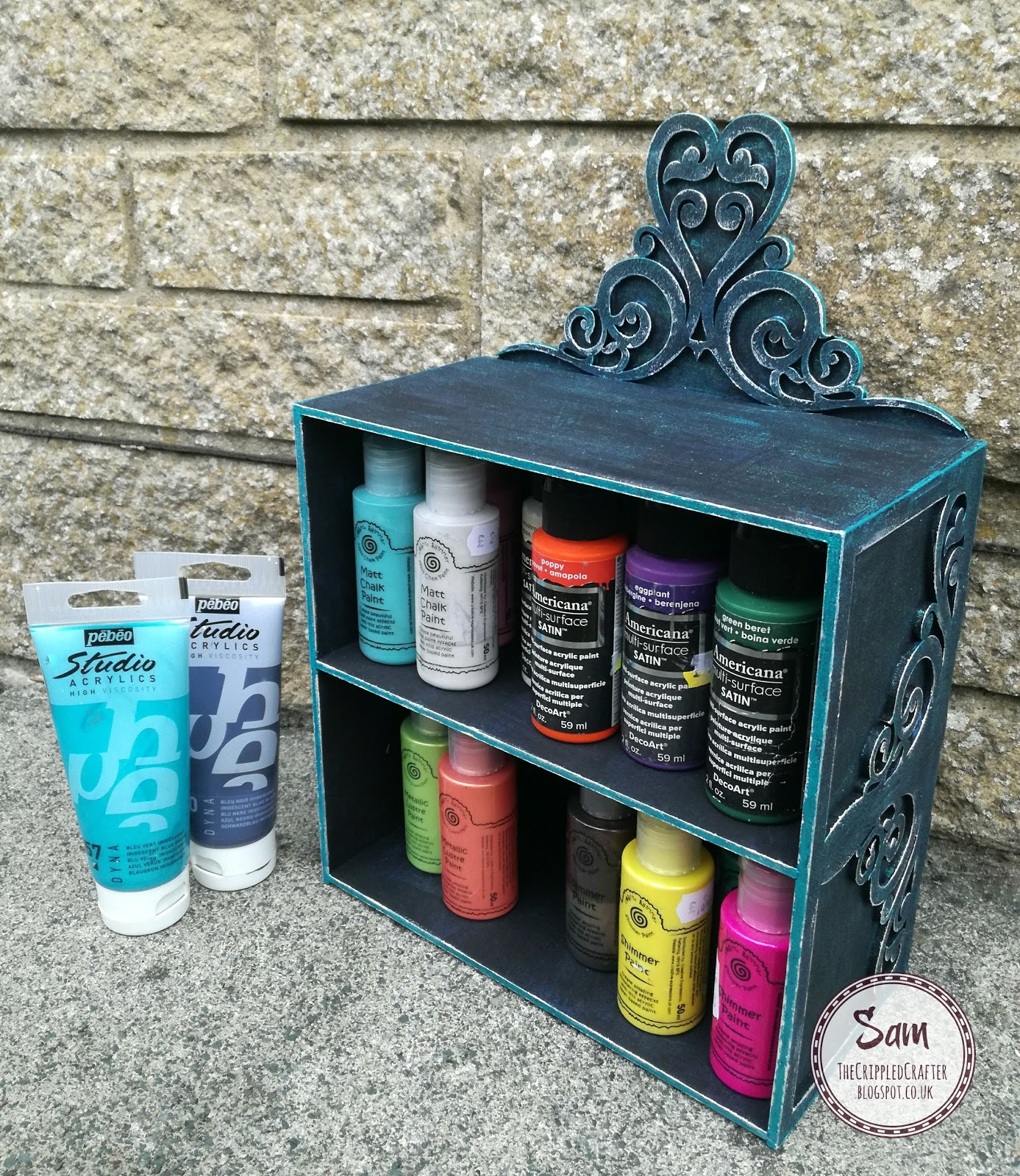 The Crippled Crafter MDF Shelf Daisy's